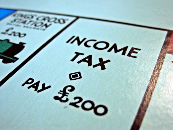 Monopoly's Income Tax Space: Pay ₤200