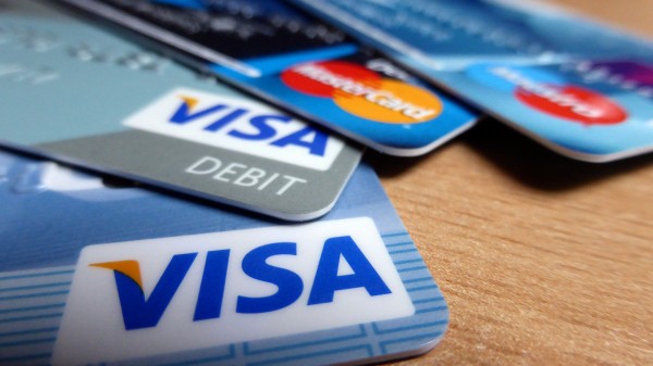 Visa and MasterCard credit cards